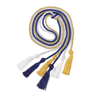 حبال شرف التخرج، حبال أكاديمية مضفرة مع شرابات للبكالوريوس، الماجستير، الطبيب 68 بوصة (كيلي أخضر + وردي + أبيض) in Kuwait