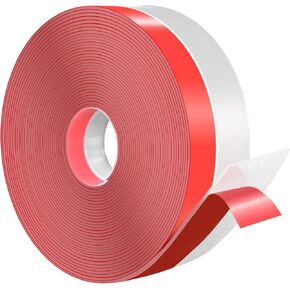 Weather Stripping Door Seal - 33ft x 2in Draft Stopper with Thick Silicone Rubber and Transparent Strong Adhesive, Door Seal Strip for Door Frame with Great Flexibility and Easy Installation in Saudi Arabia