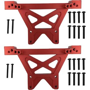 Aluminum Front & Rear Shock Tower Mounts Upgrade for 1/10 T-Maxx/E-Maxx RC Cars, 1/10 REVO 3.3, T-Maxx 3.3 – Replacement Part #4917R (Blue) in Kuwait