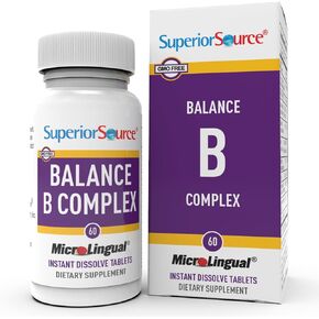 Superior Source B Complex Folic Acid/Biotin (60 Tablets) in Kuwait