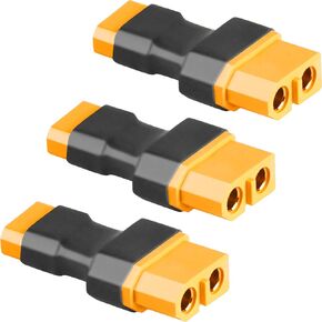 3pcs XT60 Female to XT30 Male Adapte Wireless Connector Plug for RC FPV Drone Car Lipo NiMH Battery Charger ESC in Saudi Arabia