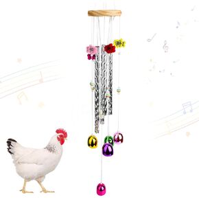 ألعاب الدجاج للحظيرة، دقات الرياح الغنية، ألعاب الدجاج التفاعلية، ملحقات حظيرة اللعب الفنية، ديكور معلق للدجاج، الطيور، الببغاء، طيور الحب in Kuwait