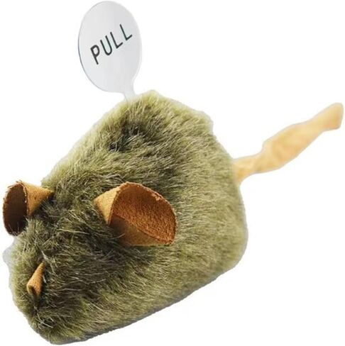 Cute Plush Cats,Plush Squeaky Plush Cats Toy Automatic Electronic Moving Mouse Kitten Toy for Indoor Play Exercises in Saudi Arabia