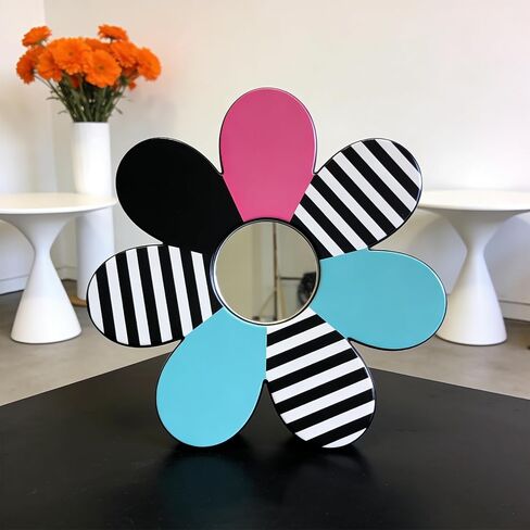 50 Pcs Circle Mirror Stickers 4 Mini Size Small Round Mirror Adhesive Tiles Small Mirrors for Crafts Mirrors Tiles Home Decoration for DIY Crafts Projects Supplies Door Wall (1", 2", 3", 4") in Saudi Arabia