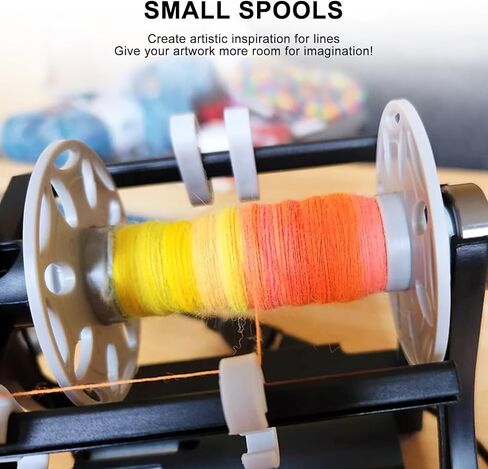 Adjustable-Speed Electric Spinning Wheel, 12V Digital Display Yarn Winder, Portable Winding Tool,Black in Saudi Arabia