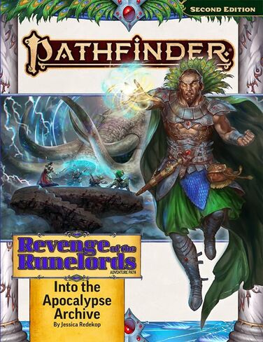 Pathfinder Adventure Path: Into The Apocalypse Archive - Revenge of The Runelords Finale Book 3 of 3 Mythic RPG in Saudi Arabia