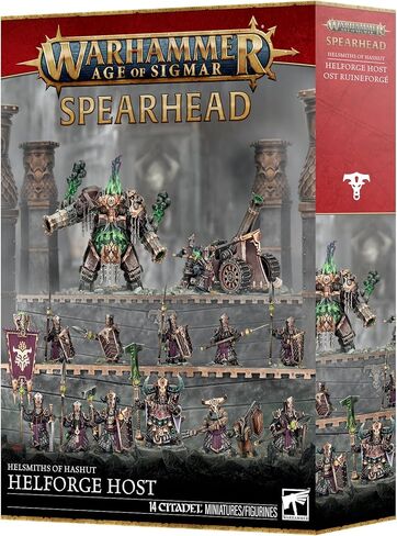 ورشة الألعاب - Warhammer Age of Sigmar - خوذة هاشوت - مضيف رأس الحربة هيلفورج in Saudi Arabia