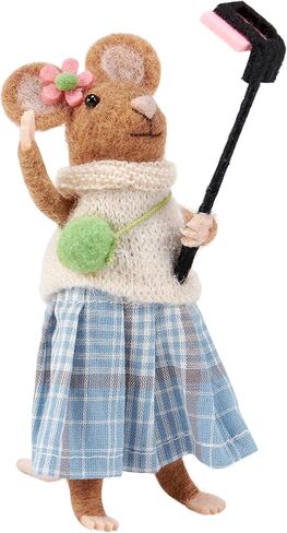 Primitives by Kathy Selfie Stick Mouse Critter Felt 121081 in Saudi Arabia