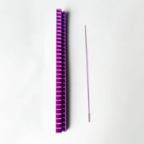 JILINWEI Kandi Braclet Helper Tray,Purple Bead Holder Making Tool with Bead Needles,30 Slots in Saudi Arabia
