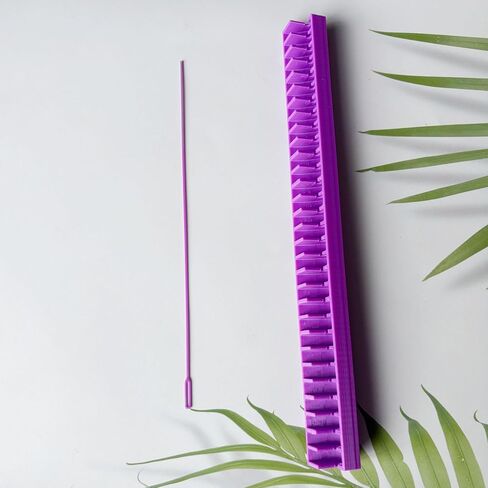 JILINWEI Kandi Braclet Helper Tray,Purple Bead Holder Making Tool with Bead Needles,30 Slots in Saudi Arabia