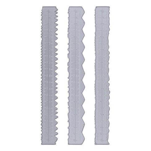 Irregular Edges Ruler DIY Carbon Steel Embossing Lightweight Card Making Tool for Crafts in Saudi Arabia
