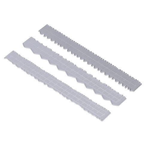 Irregular Edges Ruler DIY Carbon Steel Embossing Lightweight Card Making Tool for Crafts in Saudi Arabia