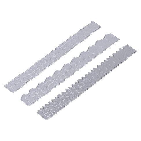 Irregular Edges Ruler DIY Carbon Steel Embossing Lightweight Card Making Tool for Crafts in Saudi Arabia