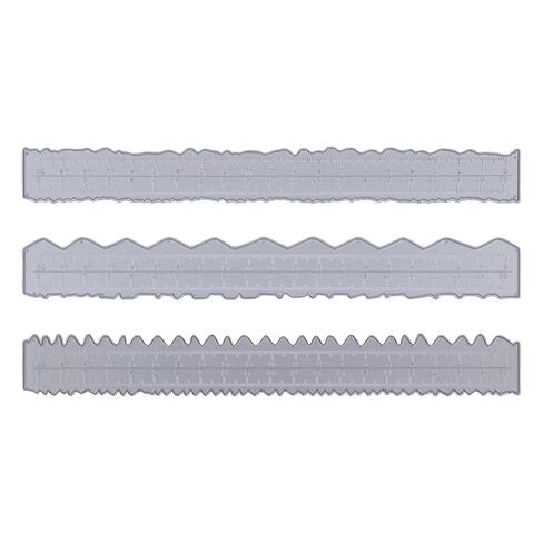 Irregular Edges Ruler DIY Carbon Steel Embossing Lightweight Card Making Tool for Crafts in Saudi Arabia