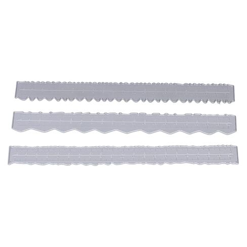 Irregular Edges Ruler DIY Carbon Steel Embossing Lightweight Card Making Tool for Crafts in Saudi Arabia
