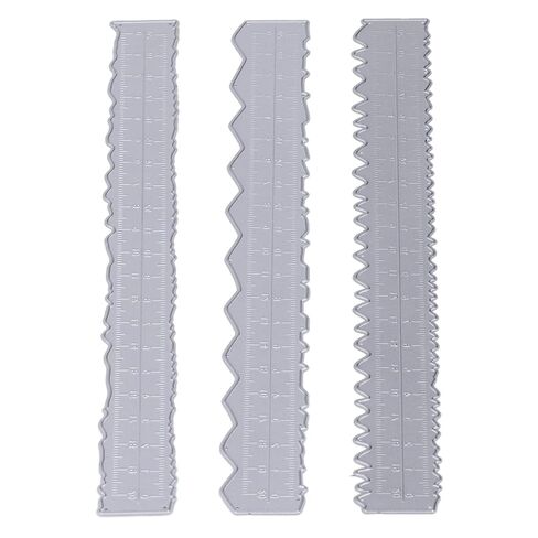 Irregular Edges Ruler DIY Carbon Steel Embossing Lightweight Card Making Tool for Crafts in Saudi Arabia