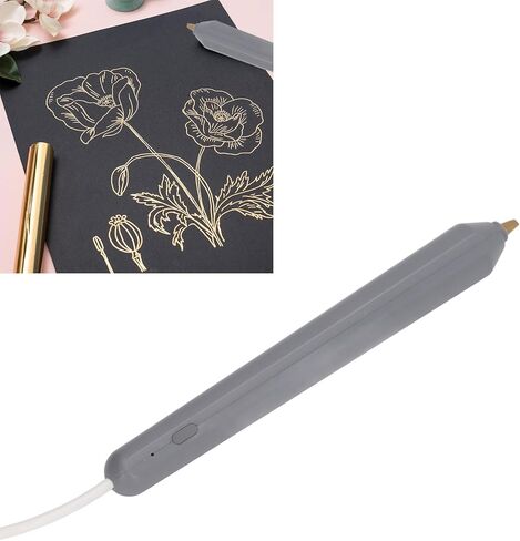 أقلام فويل ساخنة ساخنة، قلم ختم منقوش بالرقائق الساخنة، قلم فويل حراري USB مع 4 قطع مختلفة من طرف القلم لكتابة الرسم in Saudi Arabia