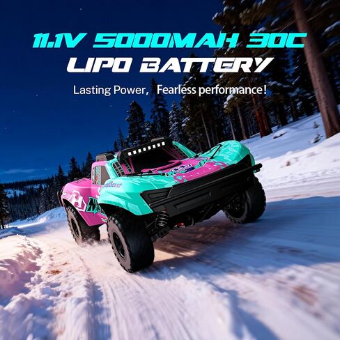 Hosim 1/10 RC Truck 4WD Brushless Buggy Cars, MAZEK RTR 62+ MPH Hobby Grade High Speed Remote Control Car for Adults & Teens Off-Road Bashing, Rock Crawling, Racing Waterproof Electric Monster Trucks in Saudi Arabia