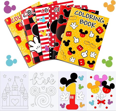 JAMNSY 12Pcs Cartoon Coloring Books, Cute DIY Coloring Book Set, Perfect for Party Favors, Birthday Party Gifts, Classroom Activity, Sock Stuffing in Kuwait