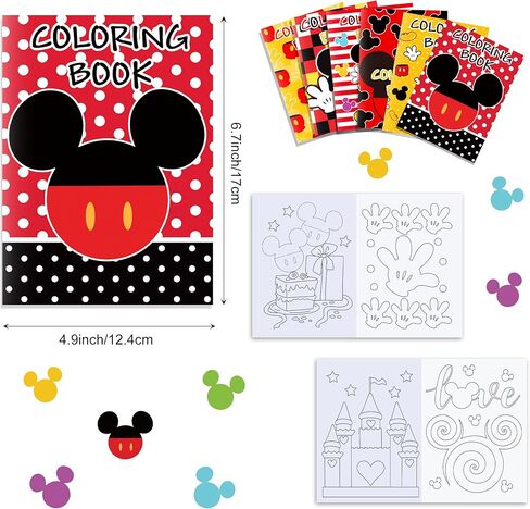 JAMNSY 12Pcs Cartoon Coloring Books, Cute DIY Coloring Book Set, Perfect for Party Favors, Birthday Party Gifts, Classroom Activity, Sock Stuffing in Kuwait