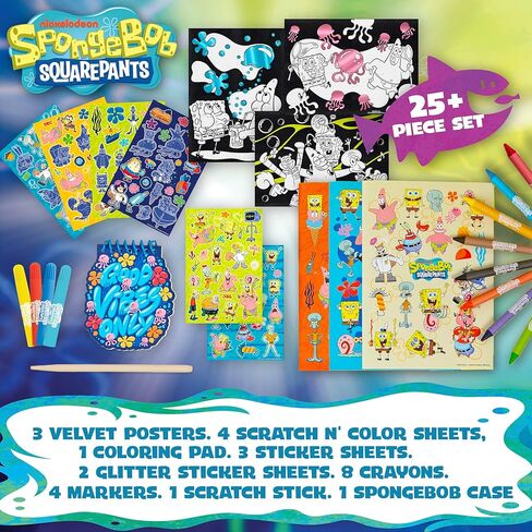 Spongebob Squarepants Spongebob Squarepants™ Creative Studio, Art Kit with Over 25 Pieces in Saudi Arabia