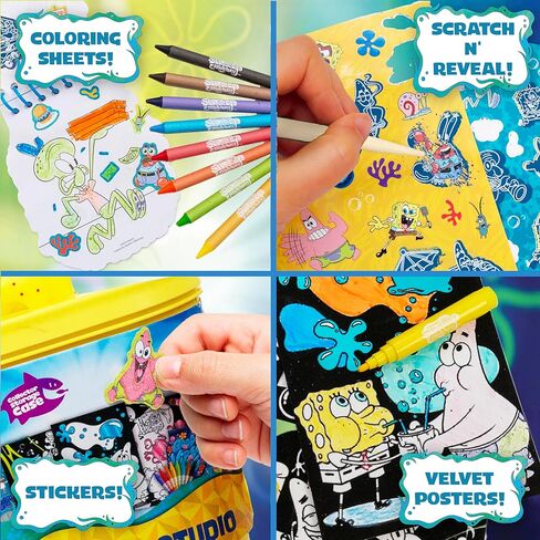Spongebob Squarepants Spongebob Squarepants™ Creative Studio, Art Kit with Over 25 Pieces in Saudi Arabia