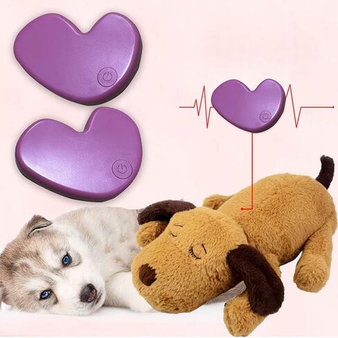 Heartbeat Box Puppy Toy Heartbeat Simulator Replacement Soother for Pet Behavioral Training Sleep Aid Calming Toys Cat Kitten Dog Pet Anxiety Relief and Calming Aid No Plush Toy in Saudi Arabia