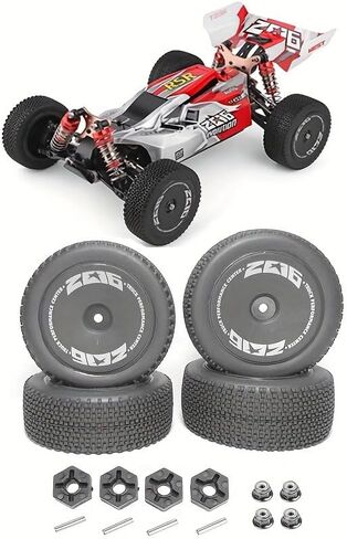 إطارات سيارات تعمل بالتحكم عن بعد من WLtoys 144001 لإطارات نماذج HSP 1/10 1/12 على الطرق لإطارات Tamiya MJX ونماذج مماثلة مقرنة 12 مم in Kuwait