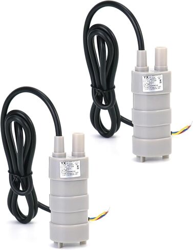 QWORK 12V Submersible Water Pump, 2 Pack 840 L/H 5 m Maximum Lift Freshwater Pump for Fish Tank, Soilless Cultivation, Garden Watering in Saudi Arabia