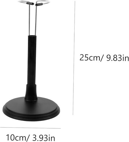 2PCS Doll Stand for 18 Inch Dolls Vertical Display Rack Reusable Action Figure Support for Toy Collectors and in Saudi Arabia