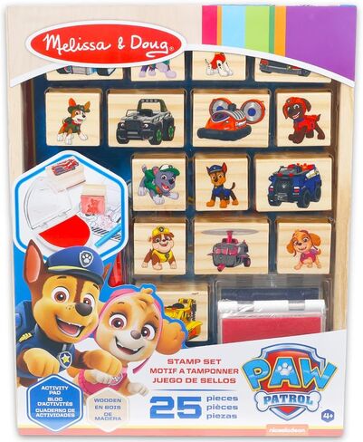 Paw Patrol Stamps Party Supplies - Bundle with 16 Themed Stamps for Birthday Party Favors, Goodie Bags, Loot Bag Fillers, More Plus Coloring Pages | Paw Patrol Birthday Supplies in Saudi Arabia