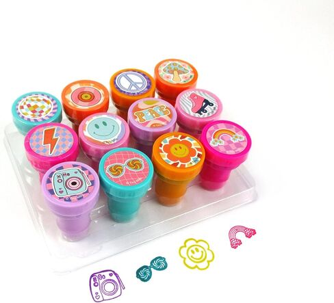 TINYMILLS Retro Groovy 12 Pc Stamp Kit in Saudi Arabia
