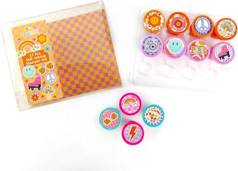 TINYMILLS Retro Groovy 12 Pc Stamp Kit in Saudi Arabia