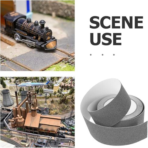 YARNOW Realistic Road Sticker Tape 197 Inch DIY Traffic Road Decal for Miniature Train Table Movie Scene Layout in Saudi Arabia