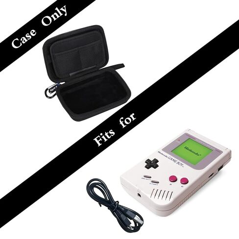 worfty Case for Game Boy Handheld Consoles, Protective Travel Carrying Bag Compatible with Retro Game Boy Handheld Game Consoles (Case Only) (Black) in Saudi Arabia