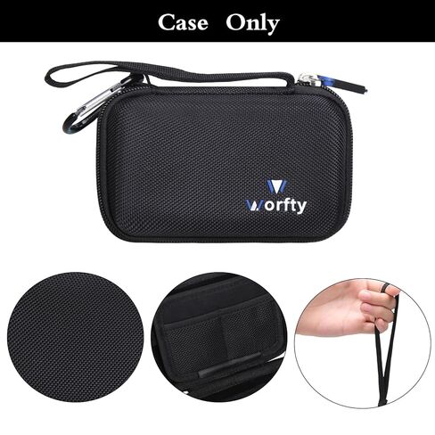 worfty Case for Game Boy Handheld Consoles, Protective Travel Carrying Bag Compatible with Retro Game Boy Handheld Game Consoles (Case Only) (Black) in Saudi Arabia