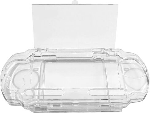 Transparent Hard Case for PSP 2000 3000, Clear Crystal Shell Cover with Screen Protector, Shockproof Protective Housing Replacement for PSP Slim Console, Gaming Collector Display in Saudi Arabia