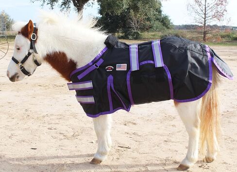 36-42(Medium) 1680D Miniature Weanling Donkey Pony Horse Foal Winter Blanket 519TS02PR in Kuwait