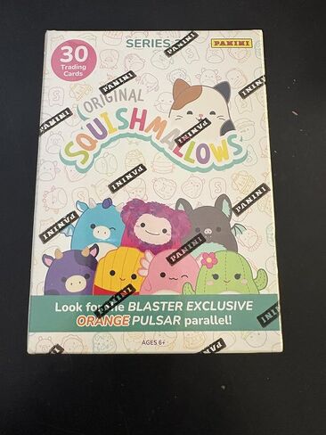 Panini Squishmallows Blaster Box – Official Trading Cards – Includes Parallels & Collectible Inserts – Retail Sealed Box in Saudi Arabia