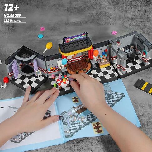 Security Room Building Block Toy for Boys Age 12+, Security Room Building Set Game Toys Merch Suitable for Halloween Birthday Gift, 1388Pcs in Saudi Arabia