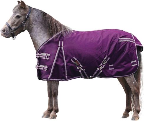 تشالنجر II Adjusta-Fit Surcingle Turnouts Mini Horse بطانية | تخفيض يذبل | 1200D ريبستوب | بطانيات ميني هورس لفصل الشتاء | بطانية الحصان الشتاء in Kuwait