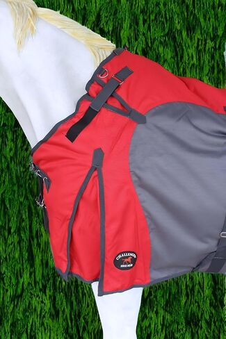 CHALLENGER 82" 1200D Horse Turnout Waterproof Heavy Weight Winter Blanket 5EE22RD in Saudi Arabia