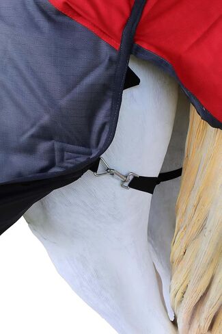 CHALLENGER 82" 1200D Horse Turnout Waterproof Heavy Weight Winter Blanket 5EE22RD in Saudi Arabia