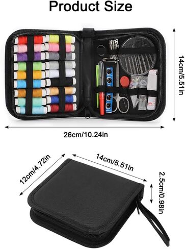 Sewing Kit for Travel and Home, 86 Piece Sewing Kit with Needles, Thread and Sewing Supplies in Saudi Arabia