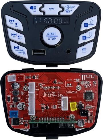 JR1927M-Z 24V Children's Electric Vehicle Central Control, with Music Playback, Power Supply, Forward and Backward Functions,Stroller Ride On Car Replacement Parts in Saudi Arabia
