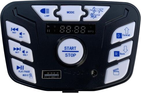 JR1927M-Z 24V Children's Electric Vehicle Central Control, with Music Playback, Power Supply, Forward and Backward Functions,Stroller Ride On Car Replacement Parts in Saudi Arabia