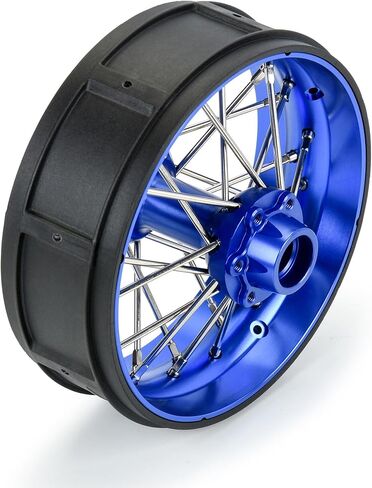عجلة خلفية Pro-line Racing Pro-Spec من الألومنيوم V2 باللون الأزرق/الأزرق 1 Losi Pro Moto-SM PRO284800T1 in Saudi Arabia