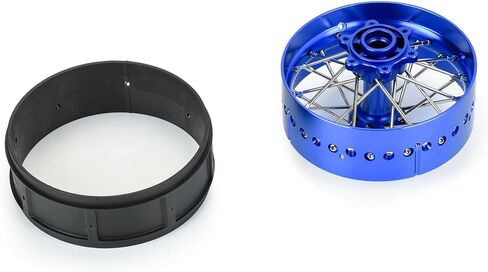 عجلة خلفية Pro-line Racing Pro-Spec من الألومنيوم V2 باللون الأزرق/الأزرق 1 Losi Pro Moto-SM PRO284800T1 in Saudi Arabia