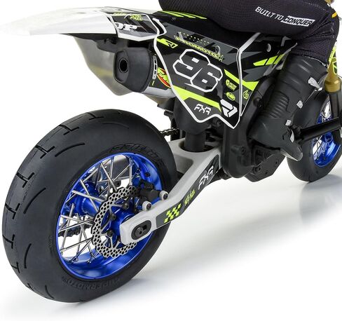 عجلة خلفية Pro-line Racing Pro-Spec من الألومنيوم V2 باللون الأزرق/الأزرق 1 Losi Pro Moto-SM PRO284800T1 in Saudi Arabia