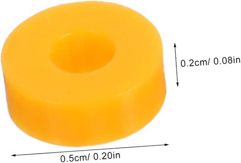 NUOBESTY 100pcs Plastic Shaft Sleeves for DIY Science Projects Durable Axle Bushings for Model Cars Toy Vehicles Smooth Transmission Inserts for Easy Assembly in Saudi Arabia
